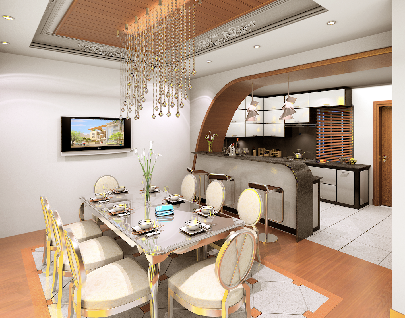 Karla Chacon Living Room Luxury Interior Design karla chacon Karla Chacon: Glamorous Modern Interior Design Ideas karla cachon dining Villa Hanoi Vietnam