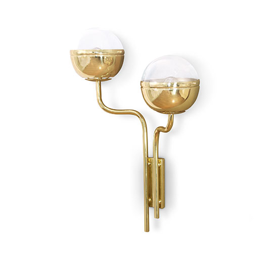 niku wall light contemporary lighting interior design brabbu karla chacon Karla Chacon: Glamorous Modern Interior Design Ideas niku wall lamp contemporary lighting design by brabbu 2