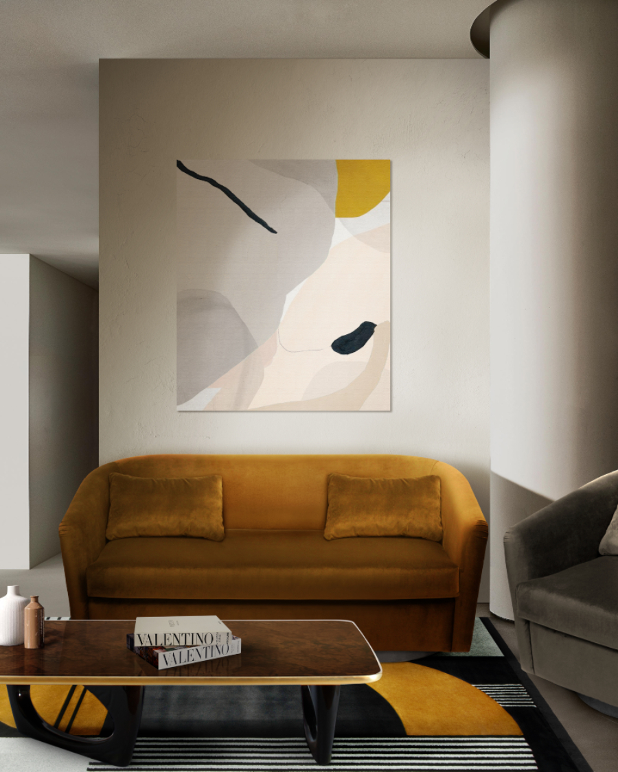 inspired by the look brabbu room by room  decoris Decoris Interior Design: Swiss Design Solutions BB earth 2seat sherwood center 1