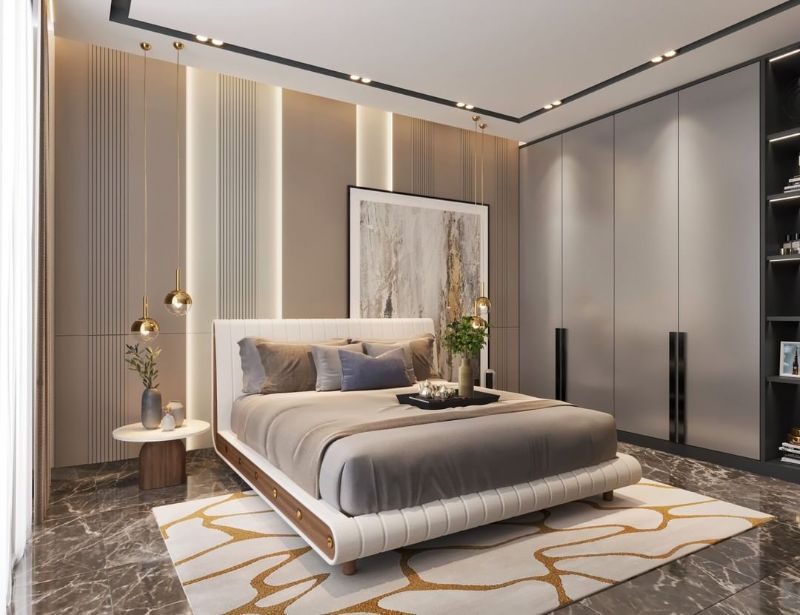 modern bedroom and closet design Modern Bedroom and Closet Design: Sophisticated & Timeless Modern Bedroom and Closet Design Sophisticated Timeless 3
