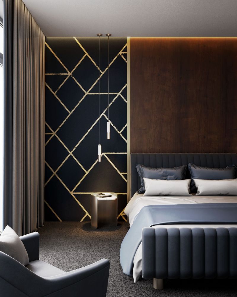 modern bedroom and closet design Modern Bedroom and Closet Design: Sophisticated & Timeless Modern Bedroom and Closet Design Sophisticated Timeless 8