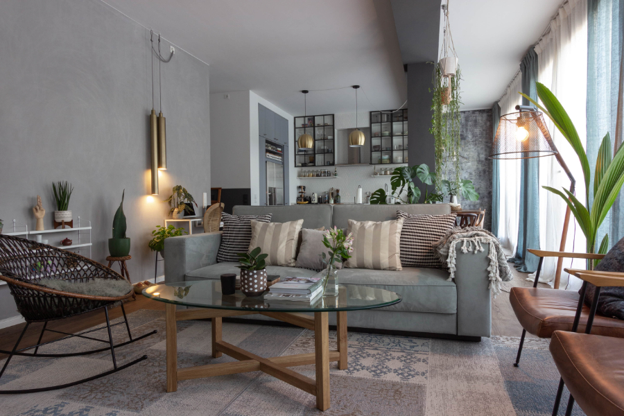 Ivy's Design - The twist we didn't know we needed EDITA’S APARTMENT. A neutral tone decorated living room with a lot of natural elements. ivy's design Ivy’s Design – The twist we didn’t know we needed The Twist of Ivys Design in Modern Interior Decor Editas Apartment