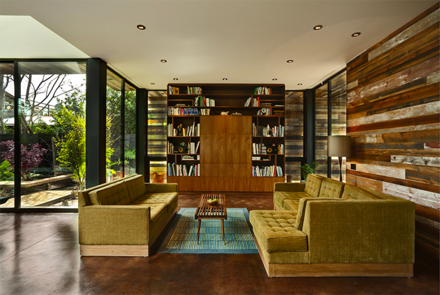 SELA RESIDENCE Marmol Radziner living room  marmol radziner Marmol Radziner: Nature Inspired Architecture mr sela 02