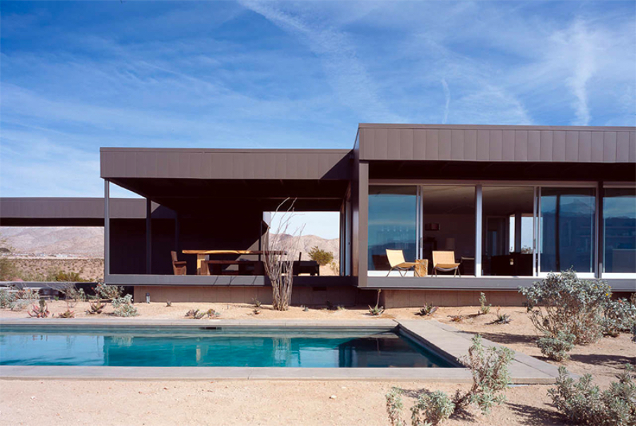 DESERT HOUSE Marmol Radziner architecture outside view. marmol radziner Marmol Radziner: Nature Inspired Architecture mr deserthouse5