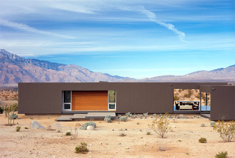DESERT HOUSE Marmol Radziner architecture outside view. marmol radziner Marmol Radziner: Nature Inspired Architecture mr deserthouse6