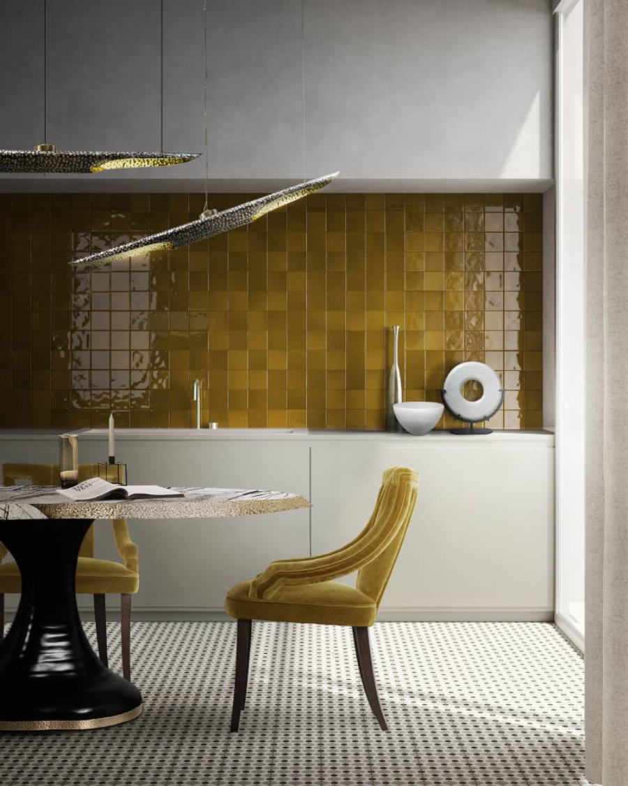 brabbu interior design contemporary modern decoration luxury high end kelly wearstler Kelly Wearstler: Modern Interior Design From New York BB plateau table cayo chair dining vellum suspension light