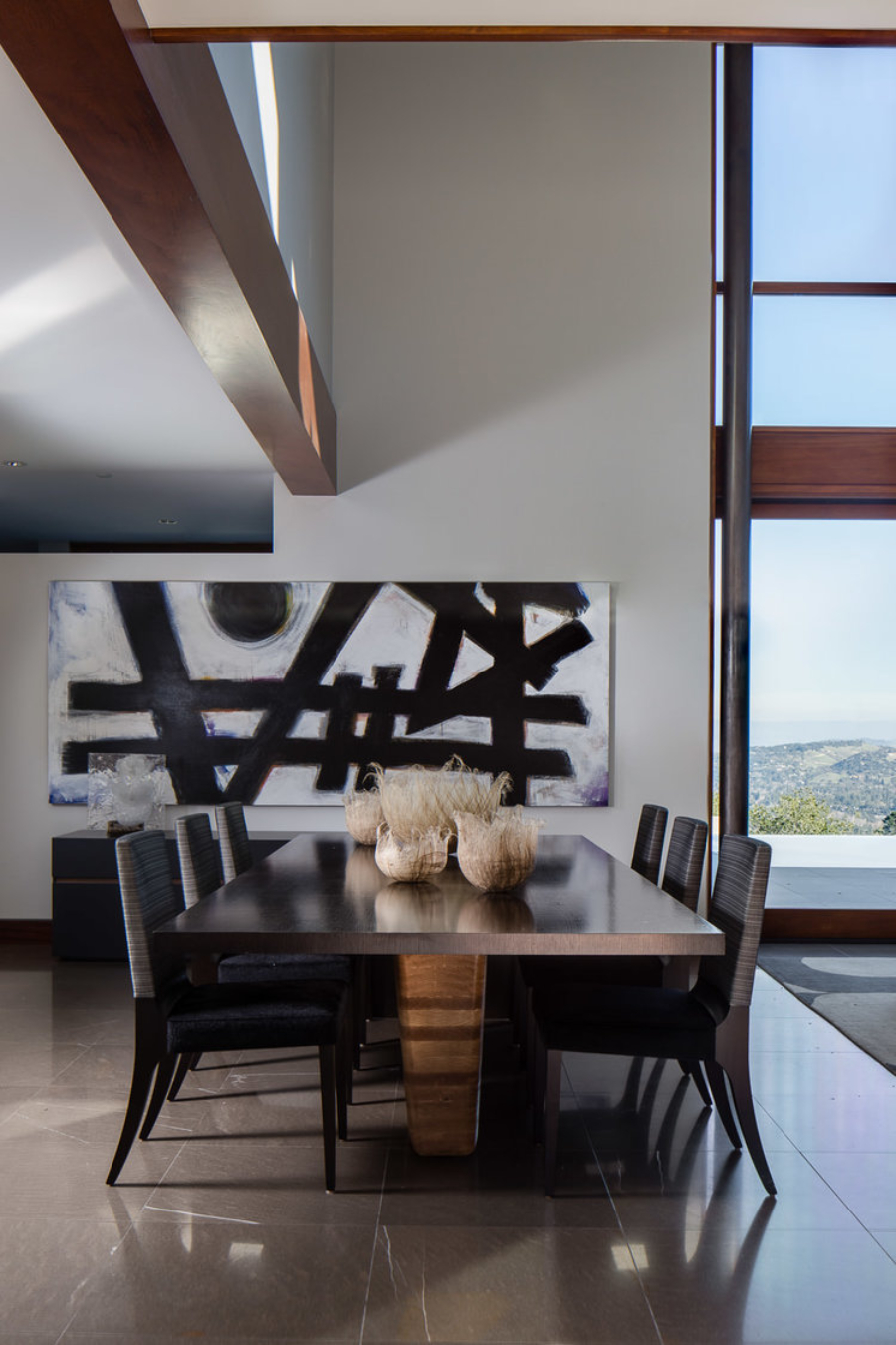Contemporary Dining Rooms, architectural finishes, space planning, art curation, custom furniture contemporary dining rooms Contemporary Dining Rooms by Applegate Tran Interiors Contemporary Dining Rooms by Applegate Tran Interiors 4