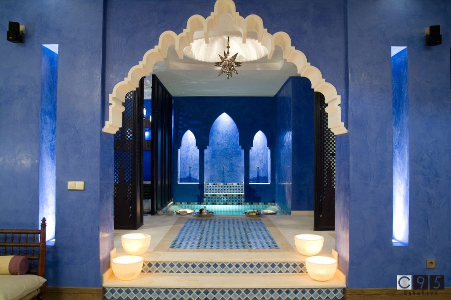 pool, floor lighting, stairs, geometric suspension lamp euroamykasa Euroamykasa Inspiring Interiors Euroamykasa Inspiring Interiors1 8 1