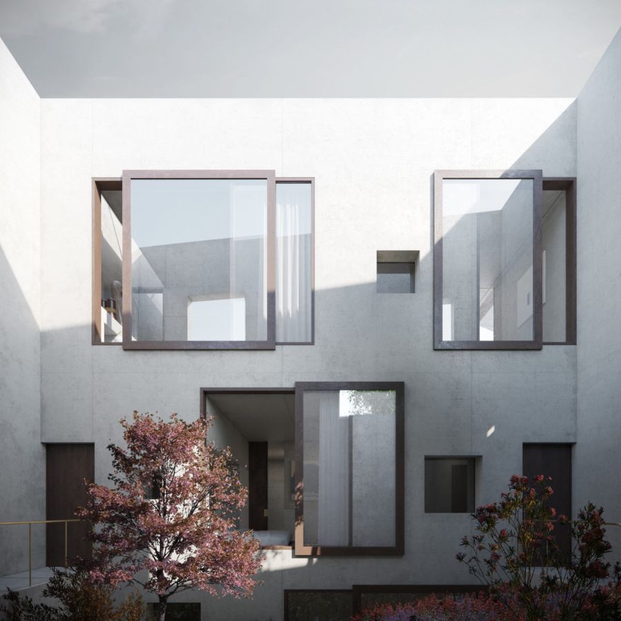 rectangular windows, purple trees mesura Mesura: Get Inspired With Innovative Interior Designs Get Inspired By Mesura Innovative Interior Designs1 17 1