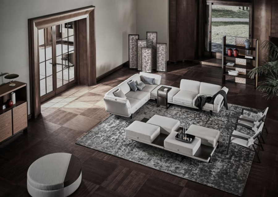 matteo nunziati MATTEO NUNZIATI WITH RUBELLI CASA Matteo Nunziati with Rubelli Casa Modular Seating System