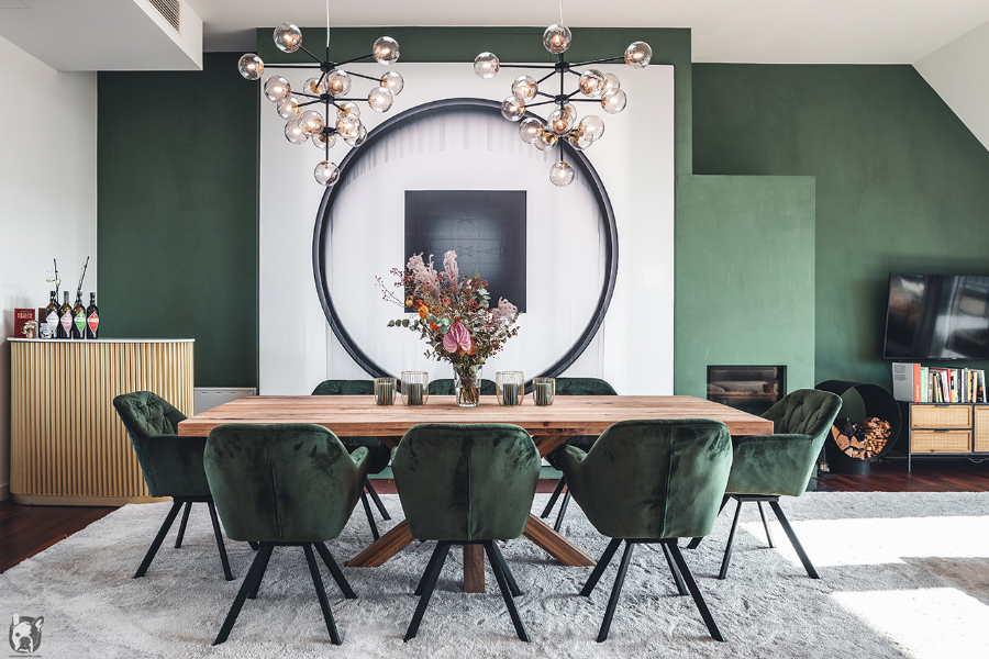 Modern Dining Room: Rectangular Dining Tables & Velvet Dining Chairs modern dining room Modern Dining Room: Rectangular Dining Tables & Velvet Dining Chairs Modern Dining Room Ideas Rectangular Dining Table and Velvet Dining Chairs 10
