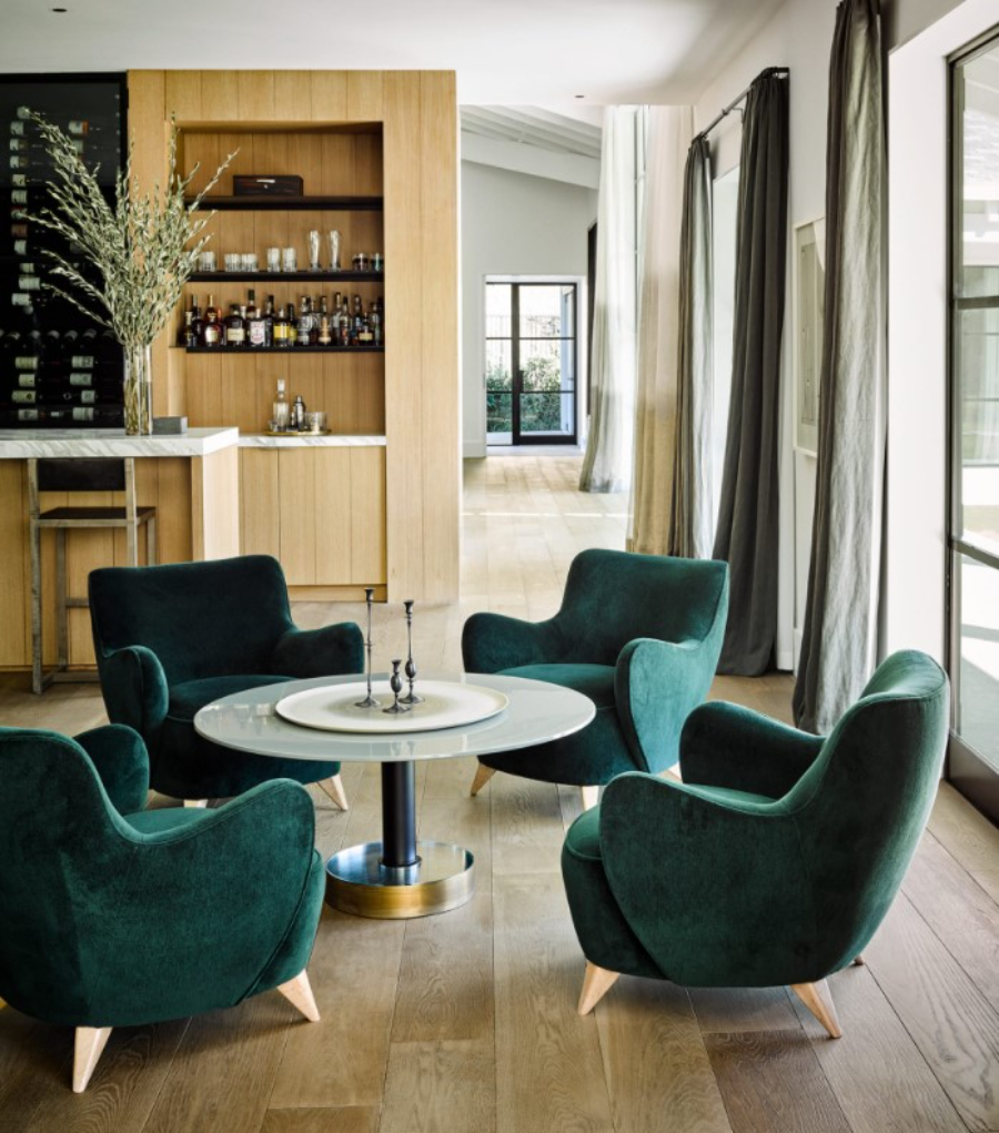 Nicole Hollis Modern Style inspirations. custom interiors, upholstered armchairs, center table with gold nicole hollis modern style inspirations Nicole Hollis Modern Style inspirations Nicole Hollis Modern Style inspirations 9