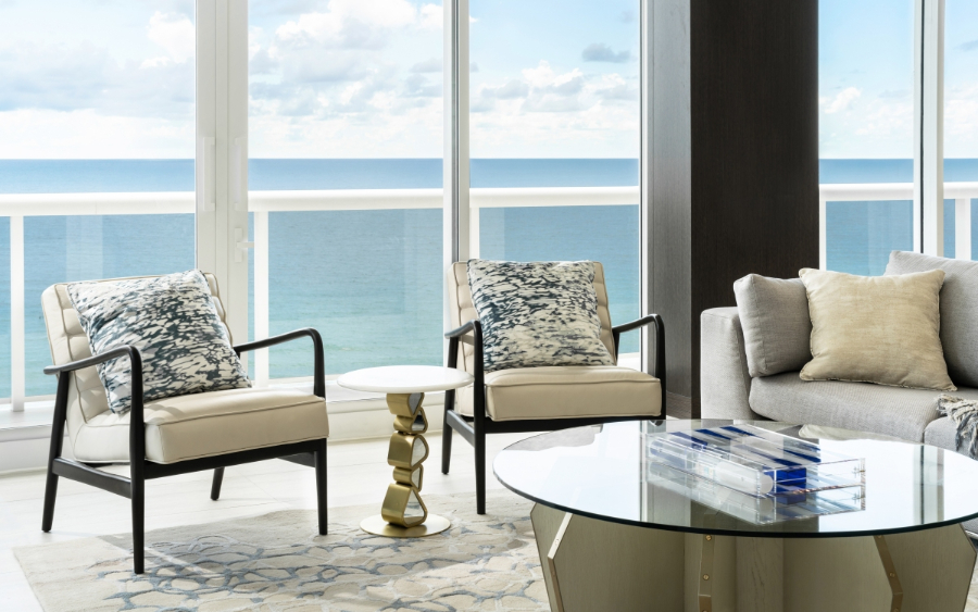High-end Living Room Designs by Sarah Z Designs - Surfside Residence sarah z designs High-end Living Room Designs by Sarah Z Designs Sarah Z Designs Surfside Residence 2