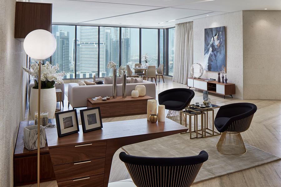 Zen Interiors, living room, brass black velvet armchair, brass armchair, black armchair, velvet armchair, wood console, black brass side table, brass side table, silver leather sofa, silver sofa, leather sofa. zen interiors Zen Interiors – Best Interior Design Projects Zen interiors 6 2