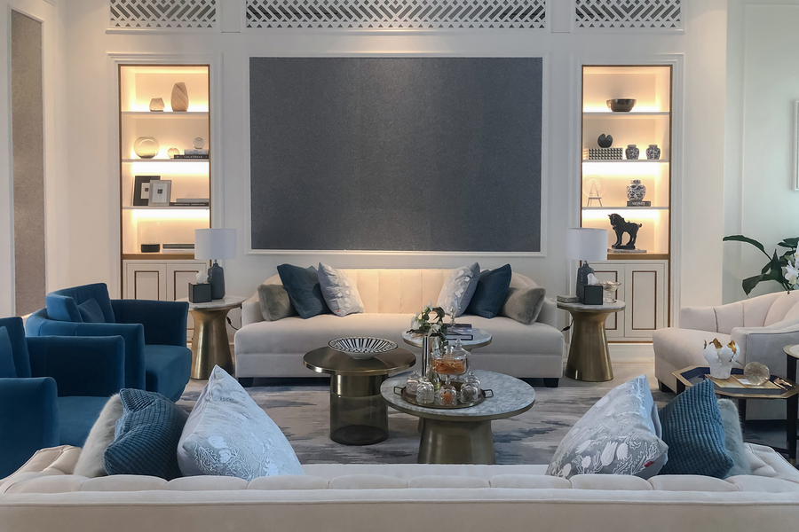 Living room furnished with custom upholstery with different colours. cherwell Cherwell – Best Interior Design Inspirations Webp