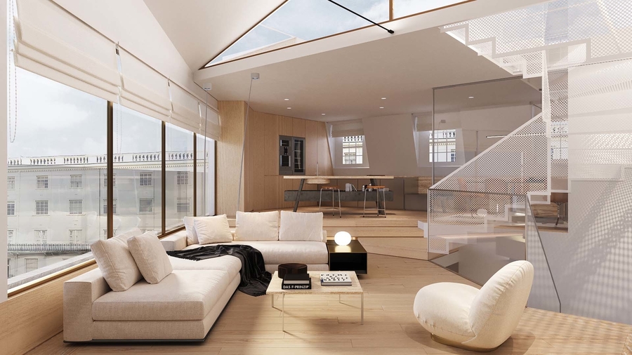 A living room with earth colours completed with a custom corner sofa nad a center table. anarchitect ANARCHITECT – Best Interior Design Inspirations Webp
