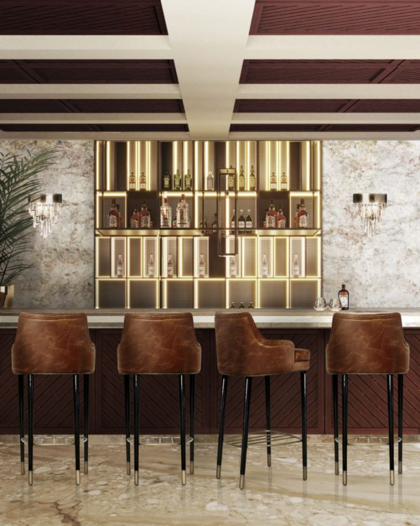 bar with brown counter stool cuarto interior Cuarto Interior Modern Interior Design Ideas Cuarto Interior Modern Interior Design Ideas1 8 1 819x1024