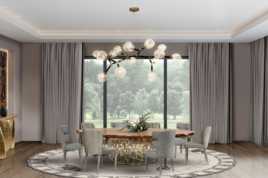enutral tones dining room design with beige and grey dining room chairs neutral tones dining room Neutral Tones Dining Room Design Inspiration Neutral Tones Dining Room Design Inspiration