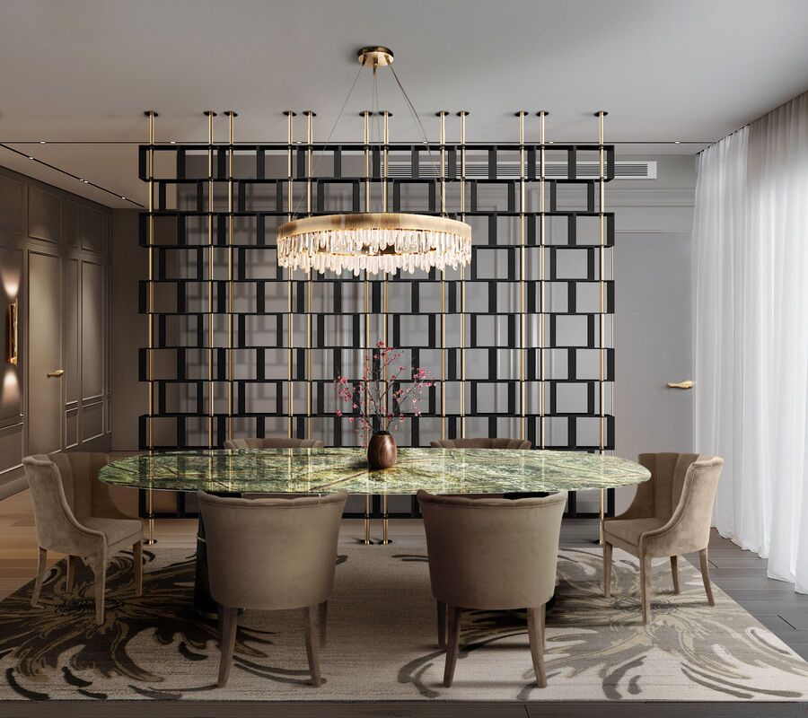 modern dining room design in brown and green tones modern home design Step by Step Guide to a Modern Home Design Step by Step Guide to a Modern Home Design3