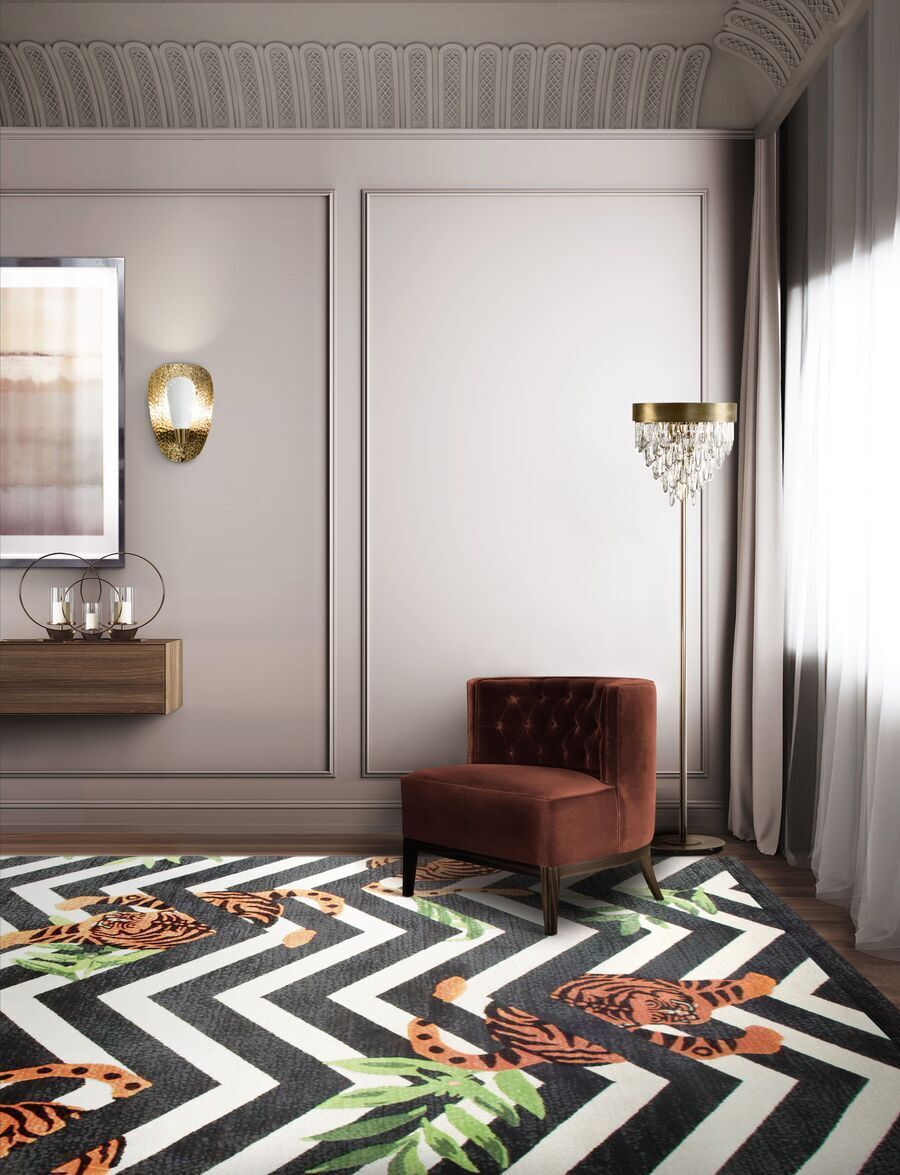 modern bedroom design with red velvet armchair bedroom design ideas Bedroom Design Ideas for a Modern Fierce Home Bedroom Design Ideas for a Modern Fierce Home 9