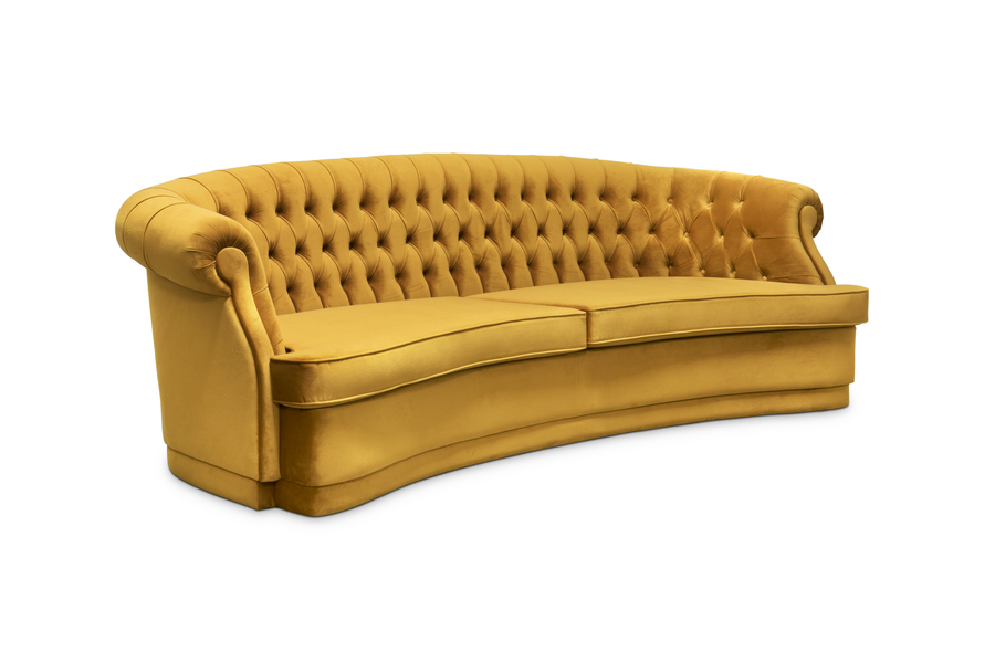 classic chesterfield two seat sofa upholstered in velvet new sofas Get Inspired by These Modern with a Contemporary Feel New Sofas Get Inspired by These Modern with a Contemporary Feel New Sofas 6