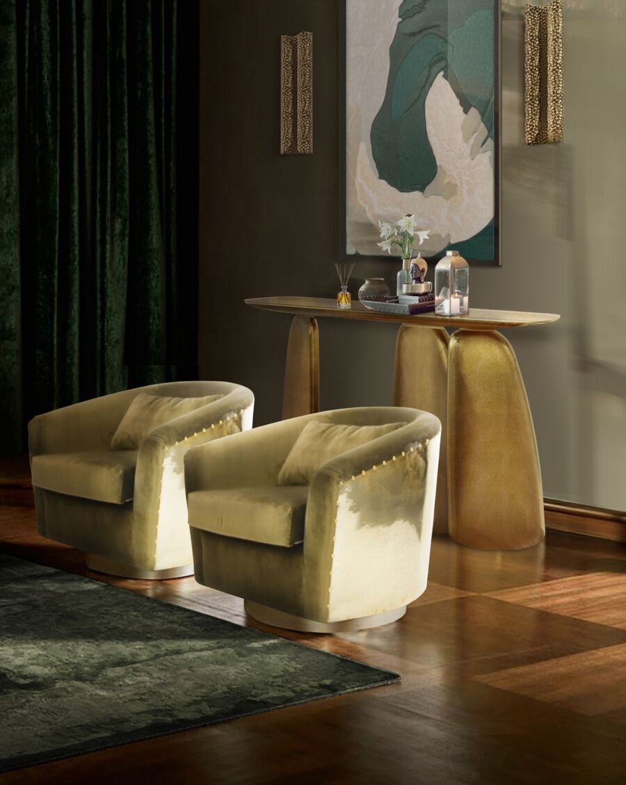 modern living room design with two swivel armchairs modern living room designs 10 Inspirational Modern Living Room Designs 10 Inspirational Modern Living Room Designs 4