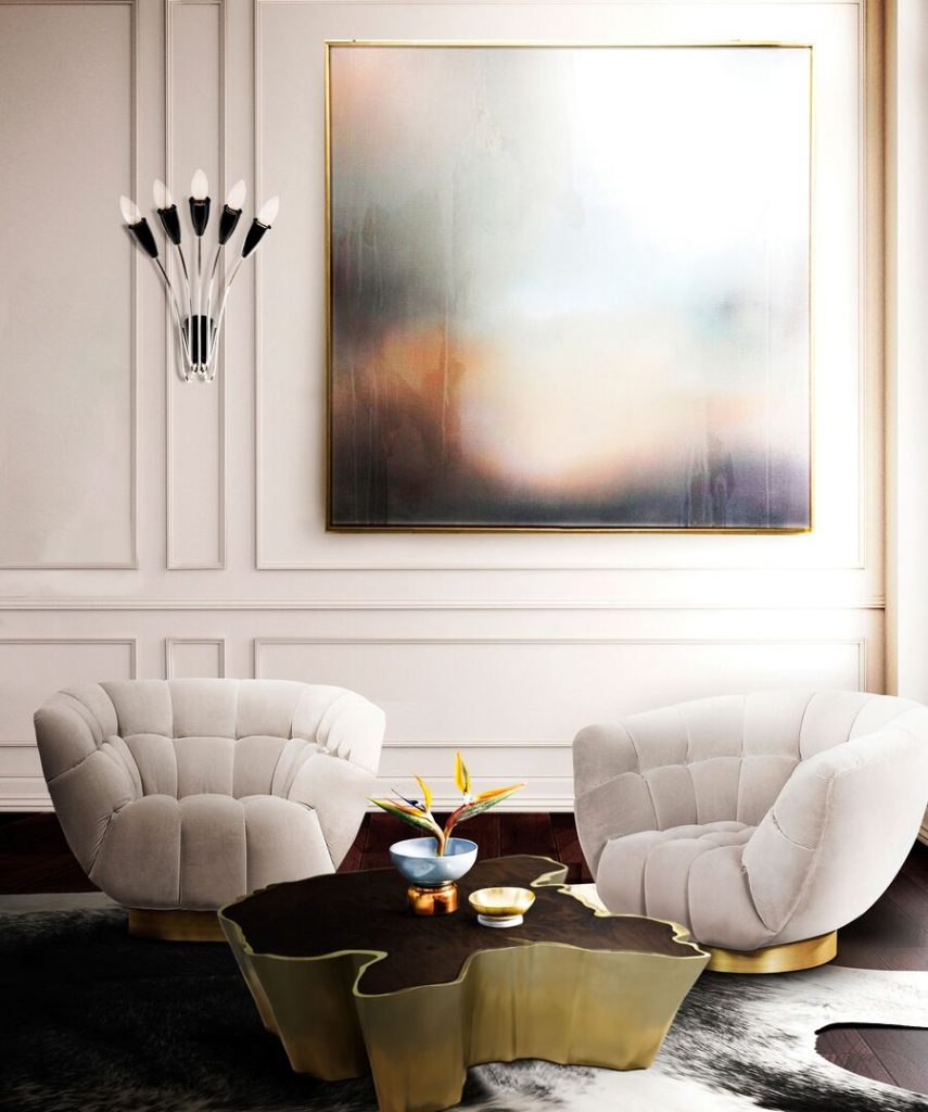modern living room with two swivel white armchairs modern living room designs 10 Inspirational Modern Living Room Designs 10 Inspirational Modern Living Room Designs 9 855x1024