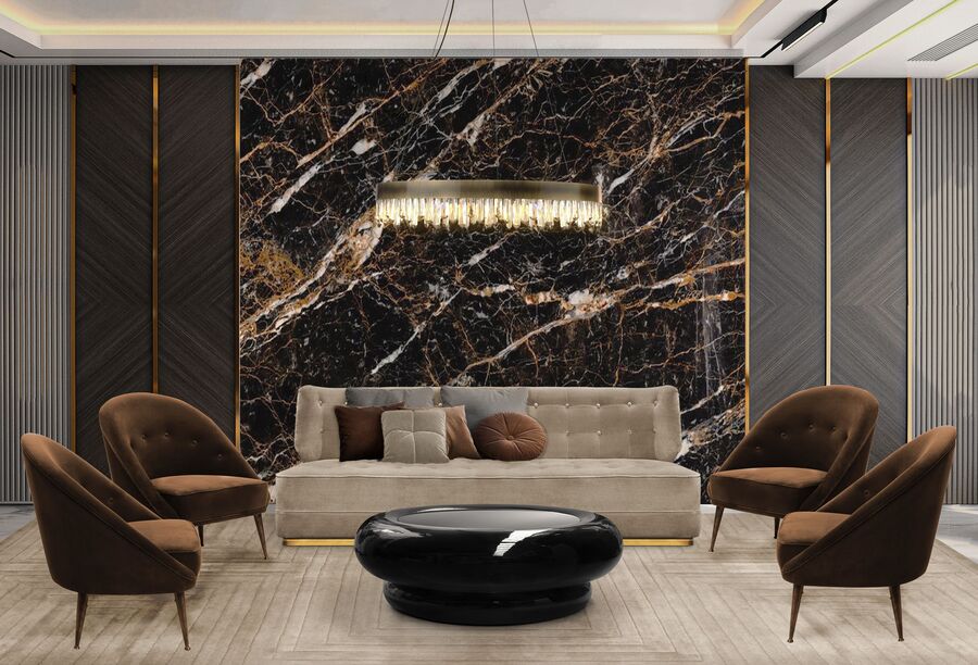 modern living room with black centre table modern centre tables 10 Modern Centre Tables You Must Know Today 10 Modern Centre Tables You Must Know Today 7