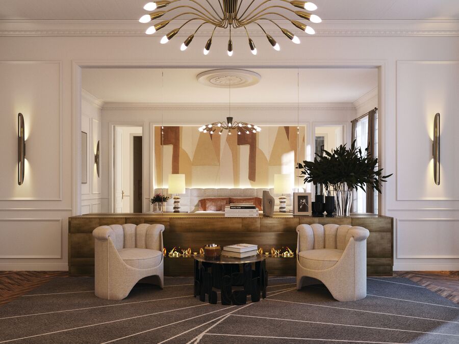 modern bedroom of parisian apartment design service Discover How you Can Customize Your Project with Design Service Discover How you Can Customize Your Project with Design Service 3