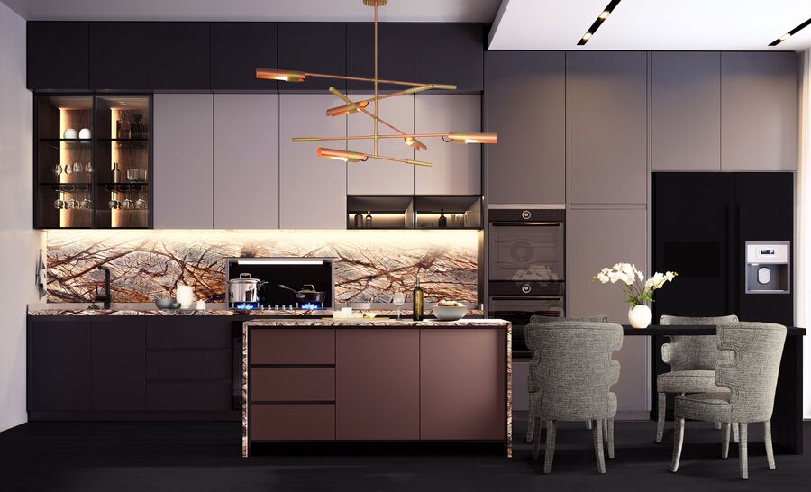 pink kitchen design modern kitchen design How to Get that Modern Kitchen Design How to Get that Modern Kitchen Design 7