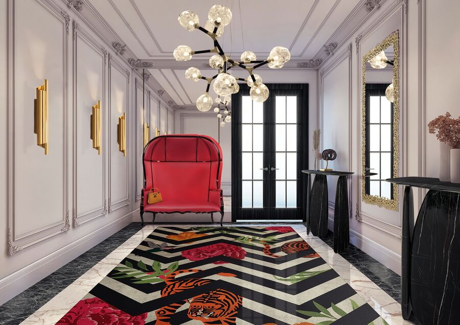modern entryway with red sofa 10 entryways style 10 entryways style and inspiration ideas in 2022 10 entryways style and inspiration ideas in 2022 8