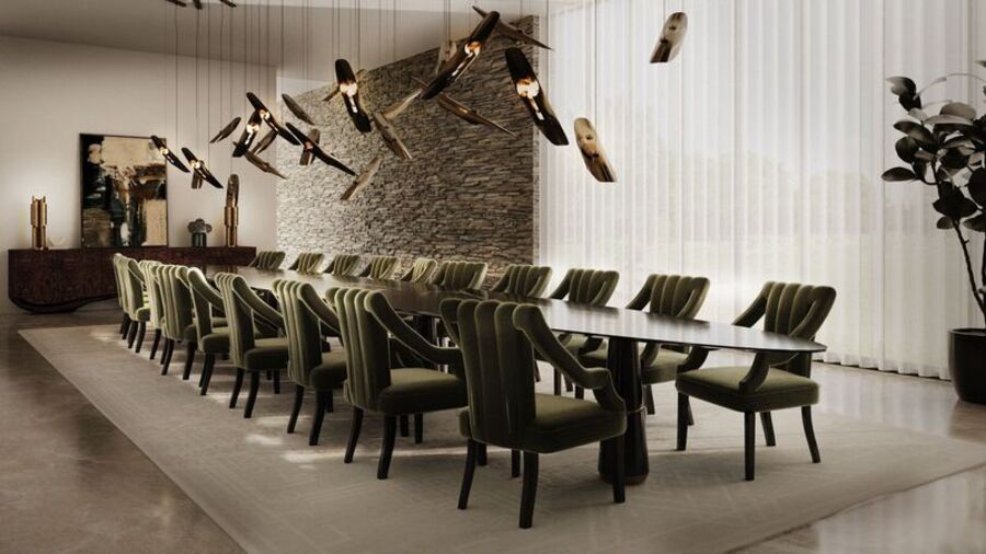 long modern dining room modern dining room Step-by-step to Modern Dining Room Designs – Download Free Book Step by step to Modern Dining Room Designs 6