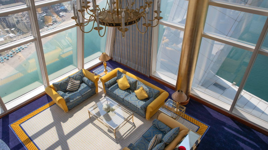 Burj Al Arab Jumeirah luxury hotel Luxury Hotels with The Best Interior Design in the Middle East Burj Al Arab Jumeirah 1