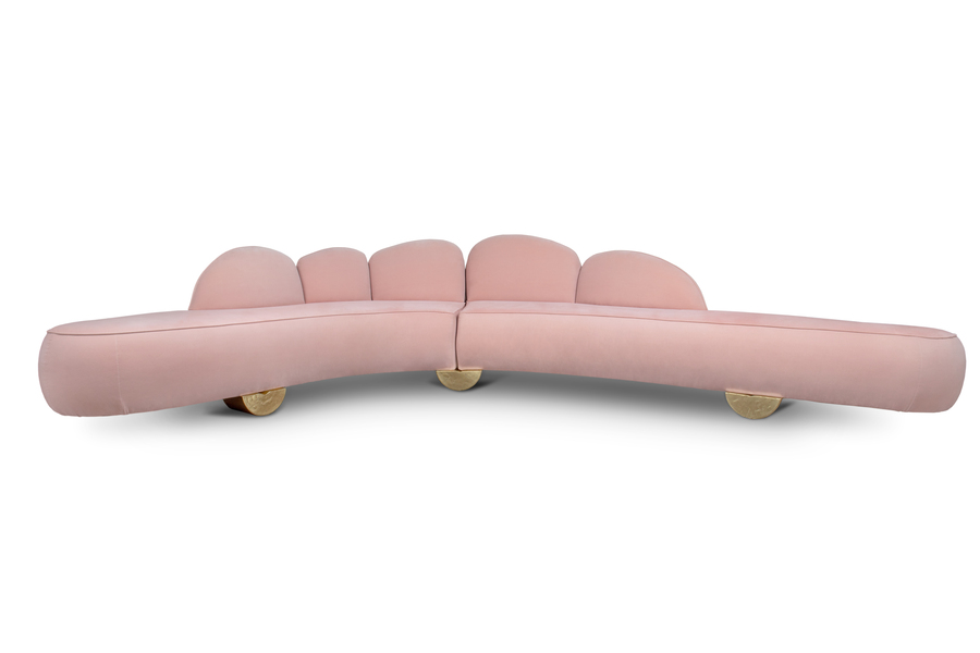 winter trends modern pink velvet sofa winter trends Winter Trends for Interior Design Winter Trends 2022 1