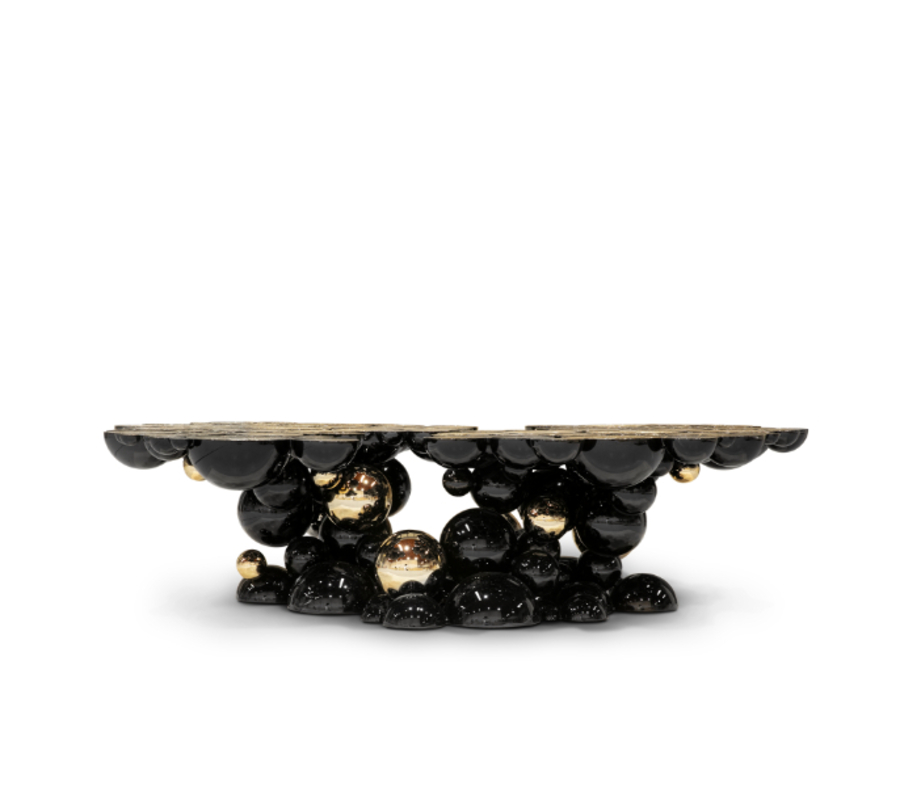 contemporary center table in black and golden contemporary center table How to Decor your Contemporary Center Table How to Decor your Contemporary Center Table 2