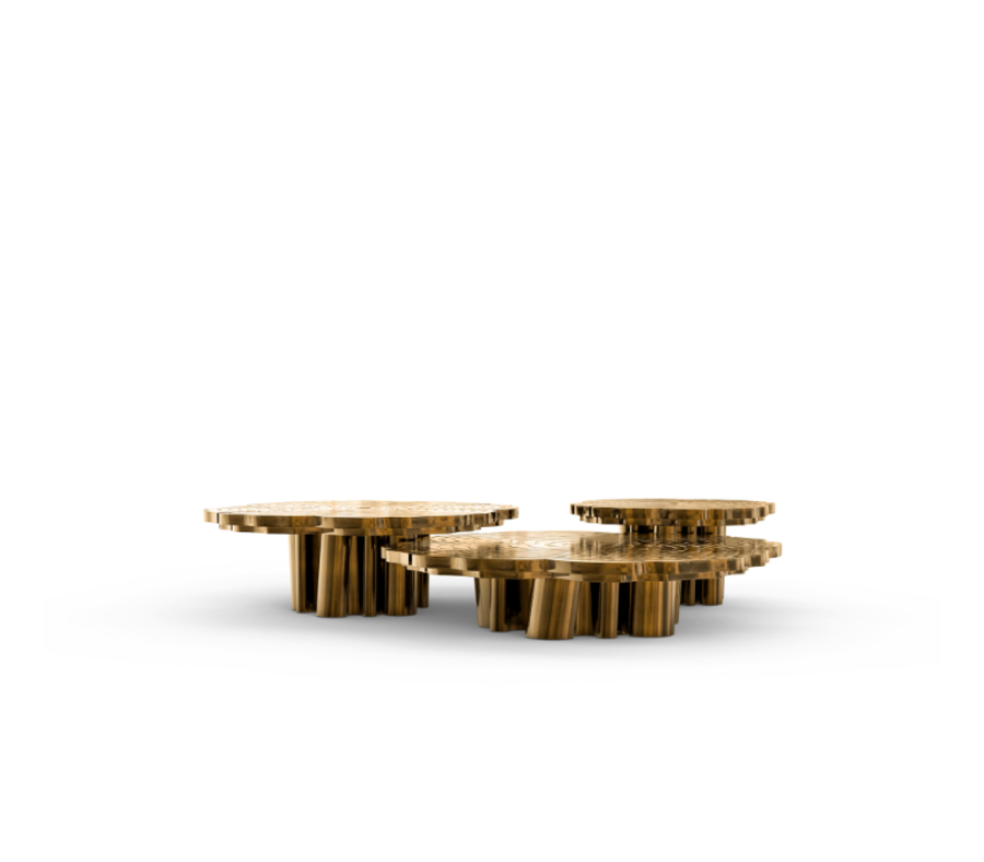 contemporary center table in golden details contemporary center table How to Decor your Contemporary Center Table How to Decor your Contemporary Center Table 4
