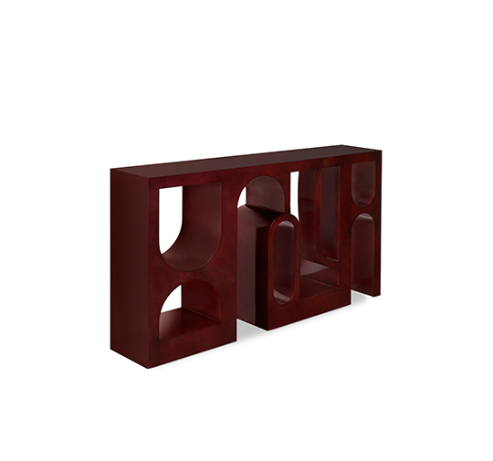 modern console in viva magenta pantone colour of the year Pantone Colour of the Year: Be inspired with Viva Magenta pantone 12
