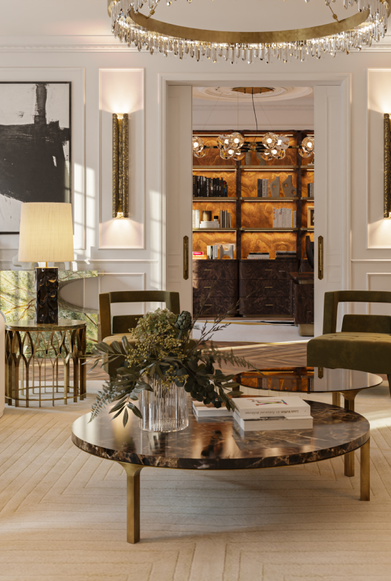 tables Tables: The Pillars of Interior Design Home Society Paris House Living Room 1