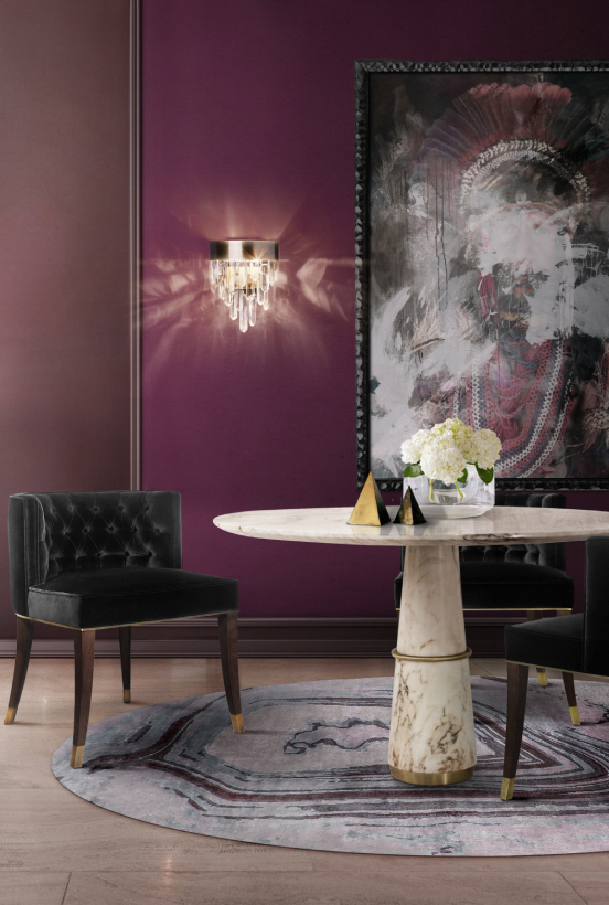 dining room Designing the Perfect Dining Room: Harmonizing Elements for a Memorable Experience Agra Dining Bourbon Dining Naicca wall