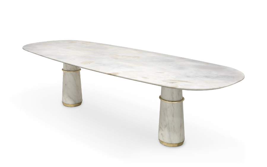 hsh interiors HSH Interiors: Timeless Elegance and Bespoke Designs by Holly Hollenbeck agra dining table II 4 HR