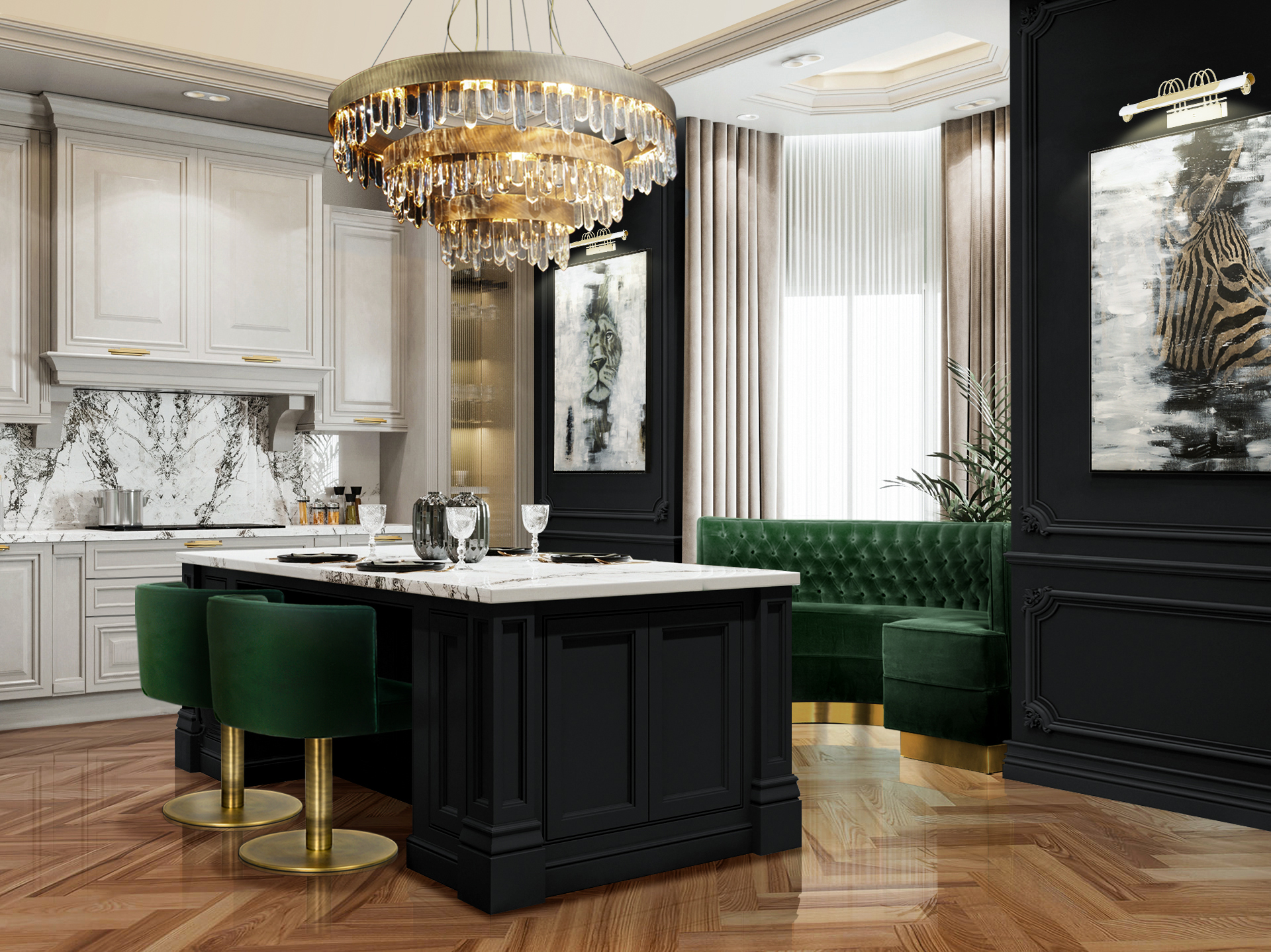 Unlocking the Secrets of Kitchen Lights in Modern Kitchen Design kitchen lights Unlocking the Secrets of Kitchen Lights in Modern Kitchen Design BB BOURNOUND ROUND NAICCA NANCY SKYLINE 1