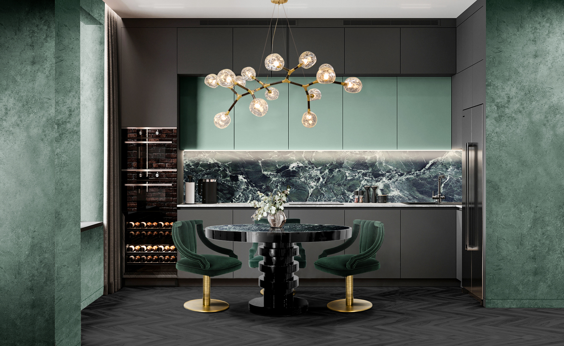 Unlocking the Secrets of Kitchen Lights in Modern Kitchen Design kitchen lights Unlocking the Secrets of Kitchen Lights in Modern Kitchen Design BB CAYO SHINTO SOLEIL HORUS nofrontchair 1