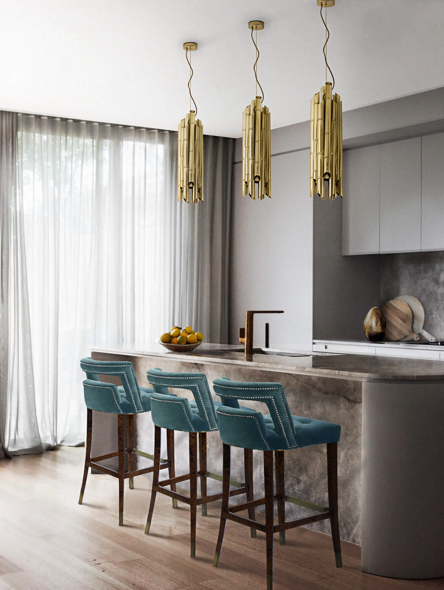 Unlocking the Secrets of Kitchen Lights in Modern Kitchen Design kitchen lights Unlocking the Secrets of Kitchen Lights in Modern Kitchen Design Naj barchair Saki pendant
