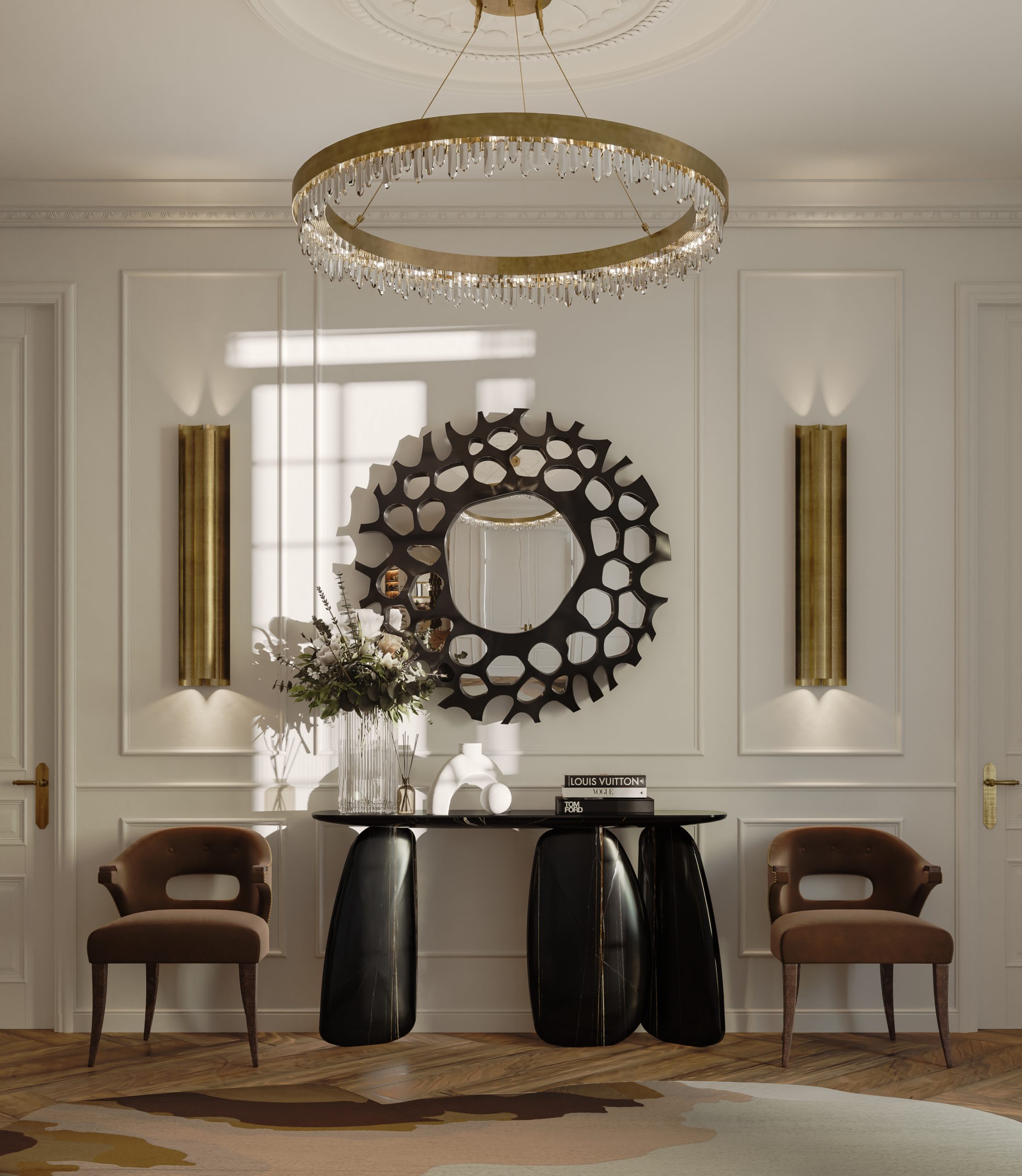 10 Interior Design Ideas to Transform Your Home interior design ideas 10 Interior Design Ideas to Transform Your Home BB Ardara II Console The Eternel Parisian Apartment scaled