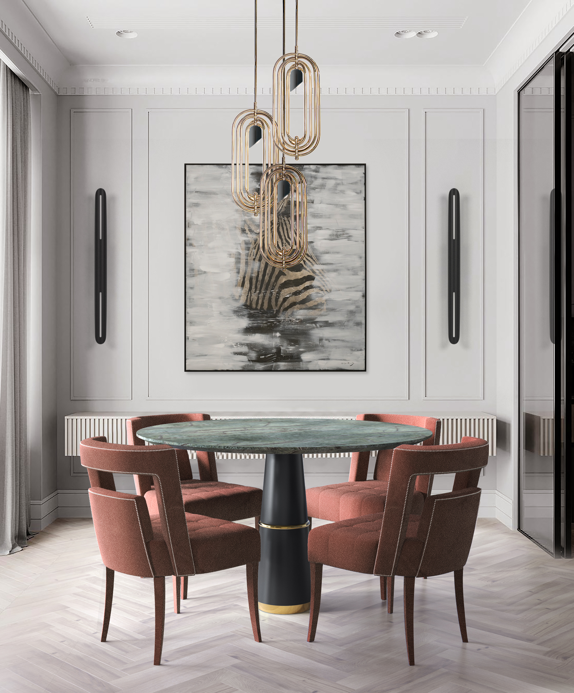 Elevate Your Dining Room: A Journey Through Design and Elegance dining room Elevate Your Dining Room: A Journey Through Design and Elegance BB agra round naj dining 1
