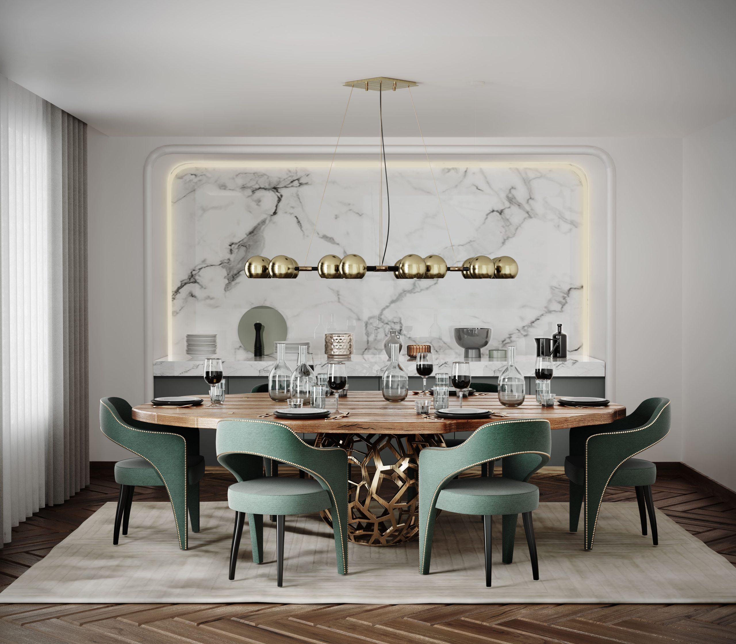 Elevate Your Dining Room: A Journey Through Design and Elegance dining room Elevate Your Dining Room: A Journey Through Design and Elegance BRABBU Dining Room scaled