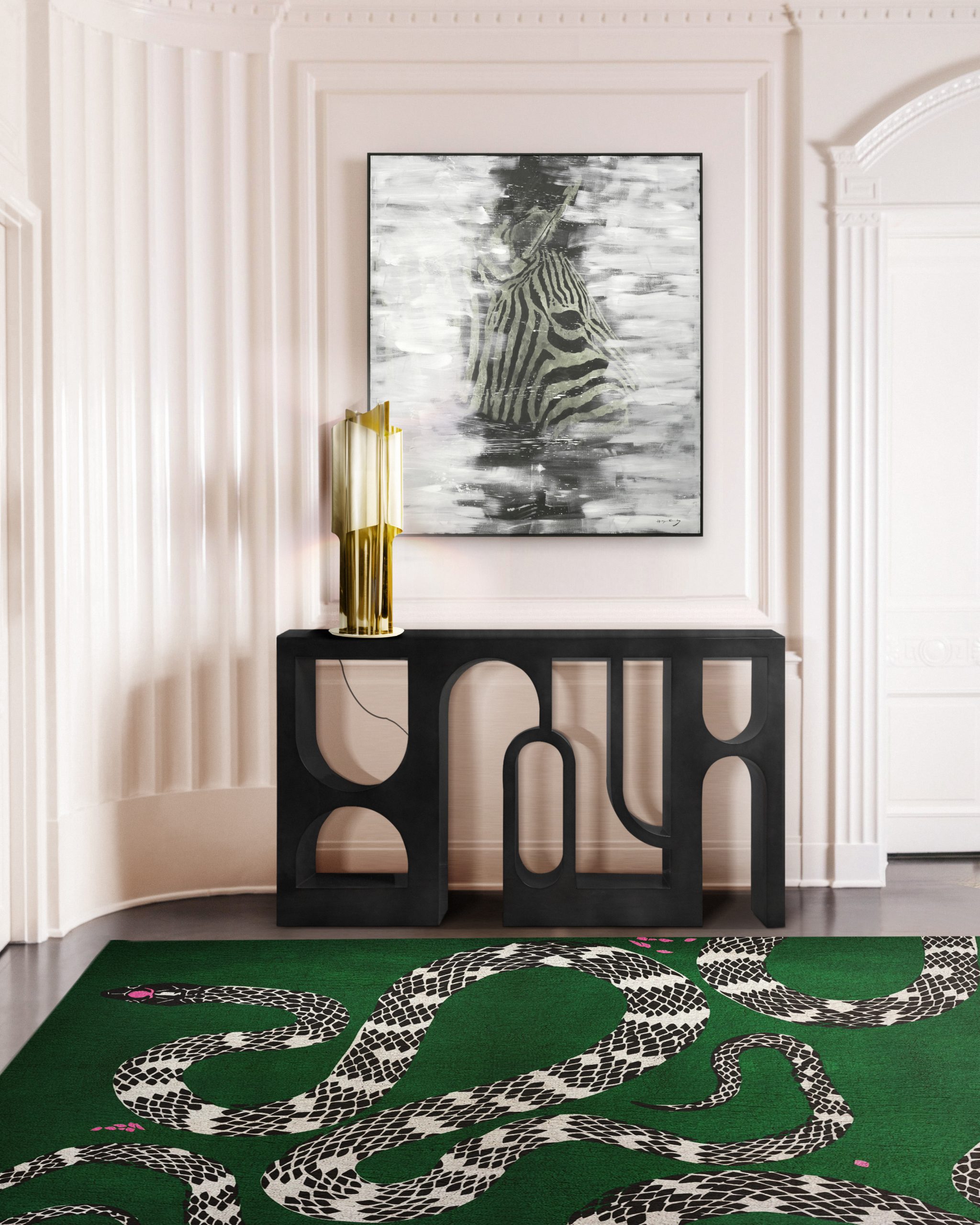 Making an Entrance: Transform Your Entryway with Style and Function entryway Making an Entrance: Transform Your Entryway with Style and Function BB colosseum console cyrus table light scaled