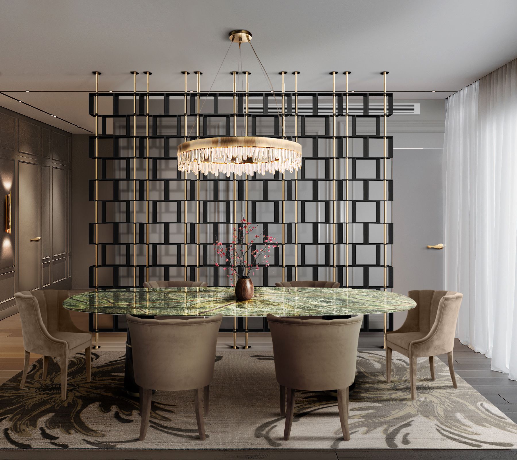 Luxury Dining Room Ideas for a Modern Home luxury dining room ideas Luxury Dining Room Ideas for a Modern Home sZ LtmnQ