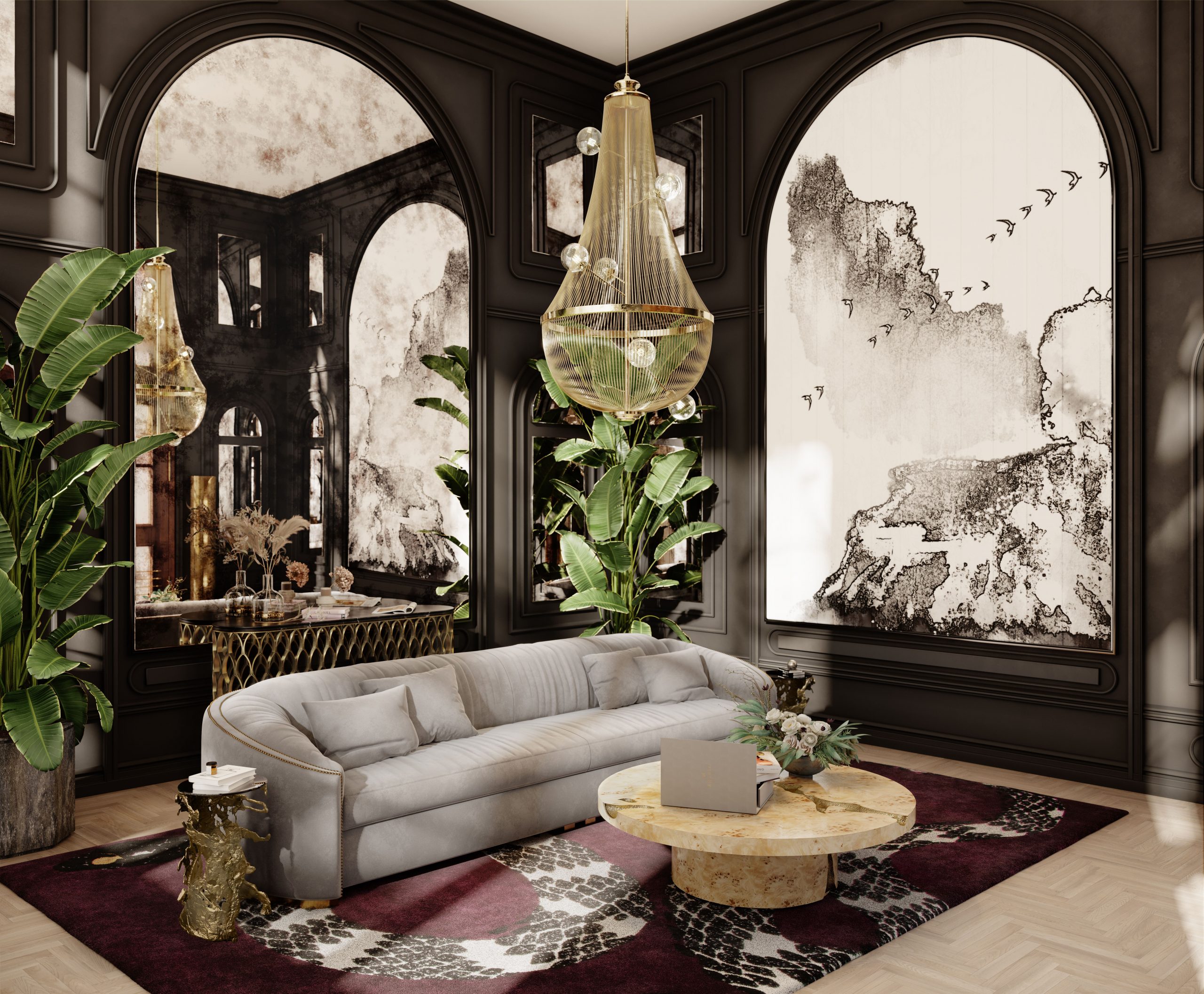 Curating Luxury: How to Style Your Home with Statement Pieces statement pieces Curating Luxury: How to Style Your Home with Statement Pieces BRABBU LIVING AREA scaled
