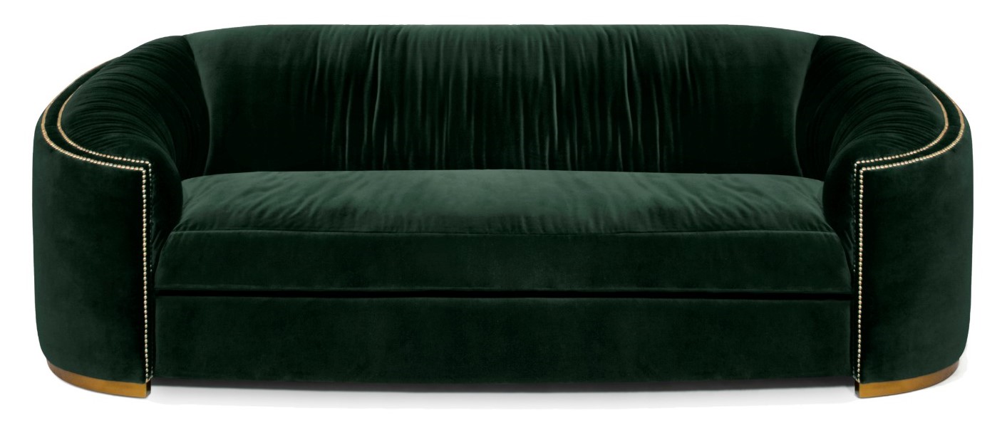 Curating Luxury: How to Style Your Home with Statement Pieces statement pieces Curating Luxury: How to Style Your Home with Statement Pieces Wales Sofa by BRABBU Dark Green